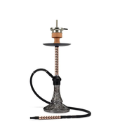 Chicha portable de style moderne, ensemble complet avec base en aluminium, miroir durable, saveurs de charbon traditionnelles personnalisées, populaire FALAH