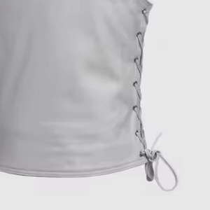 Chaleco de Cuero Desgastado Estilo Vaquero para Hombre de Alta Calidad con Cuello en V, Transpirable, Informal, Ofrece Servicio OEM - Product Image 6