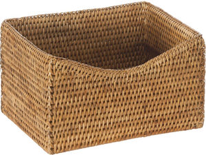 Panier de rangement multifonctionnel en rotin blanc et noir naturel fait à la main par Sisu Handicraft, écologique et sans danger pour les aliments - Product Image 5