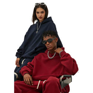 Conjunto personalizado de Sudadera con capucha y pantalón unisex de tela pesada GSM, bordado e impresión de logotipo OEM, venta al por mayor de fábrica - Product Image 5