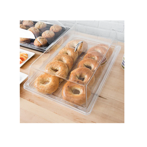 Plateau de service de nourriture en acrylique de conception admirable avec couvercle vaisselle de restaurant de mariage plateau en acrylique à vendre - Product Image 1