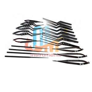 Ensemble d'instruments de micro-neurochirurgie Kamiyama de haute qualité, 20 pièces, précision, acier inoxydable revêtu de plasma noir, autoclave - Product Image 6