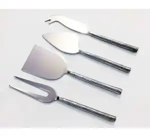 Miglior vendita in acciaio inox Set di formaggio in argento strumento di taglio per la casa Hotel ristorante tavola posate intero prezzo di vendita