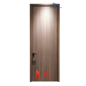 Commercial Hotel Hospital Exterior Fire <strong>Door</strong> Wooden Solid Fire <strong>Door</strong> - Product Image 3