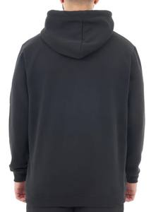 Sweat à capuche à fermeture éclair pour hommes sweat à capuche en polaire chaud d'hiver sweat à capuche d'entraînement athlétique utilisation en plein air tenue décontractée vêtements de sport couleur noire coupe ample - Product Image 2