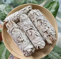 Crumblures de sauge blanche pour fumigation |   Herbe naturelle biologique et écologique pour la purification des espaces, l'aromathérapie et la purification spirituelle
