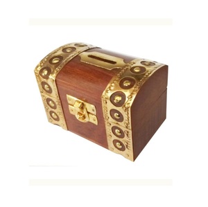 กระปุกออมสินไม้ดีไซน์ใหม่ล่าสุดรูปทรงลูกหมู - Product Image 1