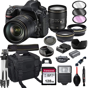 DSLR Camera with 24-120mm F/4G AF-S ED VR Lens+ 64GB Pro With Extra Accessories - Product Image 1