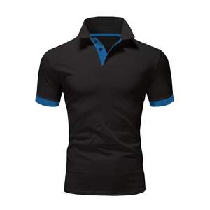 Nouveau Regular Fit Hommes Polo Casual Polo Dry fit Brodé Solide Motif Respirant Jersey Tissu Cool Vente Avant - Product Image 2