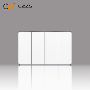 Hot Bán anh tiêu chuẩn 4 gang 16A tường chuyển đổi 146 mét mỏng thiết kế đường cong PC Touch Panel cho sử dụng trong nhà cung cấp nhà máy - Product Image 1