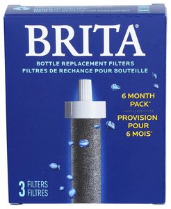 Filtres de remplacement pour bouteilles d'eau Brita, sans BPA, remplace 1 800 bouteilles d'eau en plastique par an, paquet de 3 - Product Image 3