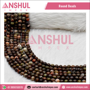 Proveedor de Cuentas Sueltas de Jaspe Policromado Mini DIY para Fabricación de Joyas, 8 Pulgadas, Anshul Impex RB-PLYJ-A-8 - Product Image 5