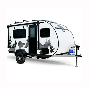 Remolque de viaje compacto y fácil de remolcar para SUV pequeño, caravana para acampar con ducha, cocina y espacio para dormir. - Product Image 1