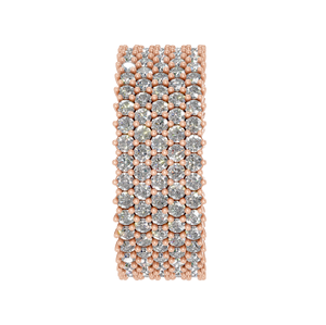 Bague de mariage hip-hop en or massif 14 carats pour homme, sertie de diamants de laboratoire certifiés IGI, pour les occasions de fête - Product Image 2