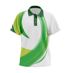 Vente en gros de chemises 100% polyester, design professionnel, sur mesure, impression numérique, vêtements de sport pour hommes, impression golf, séchage rapide, manches courtes - Product Image 4