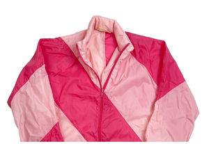 Veste coupe-vent bicolore pour femme rose Tissu polyester Respirant Séchage rapide Doublure en coton Nouveau design Services OEM - Product Image 5