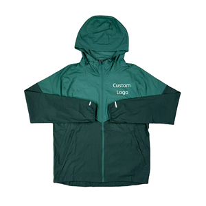 Conjunto cortavientos Tipo Chaqueta ligera y pantalones cortos Conjunto de chaqueta cortavientos impermeable para hombre - Product Image 1