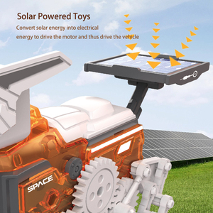 EPT New Energy Space Exploration Vehicle 45Pcs Electric Solar Powered Stem Toys 2025 Toy Educational Car Kits para niños - Product Image 4