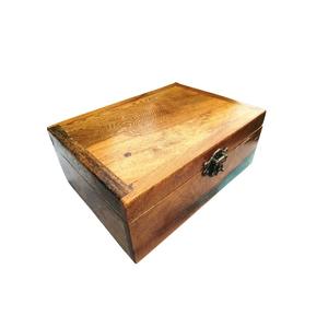 Boîte à bijoux décorative faite à la main pour femmes, rangement de bijoux, finition naturelle, boîte en bois - Product Image 2