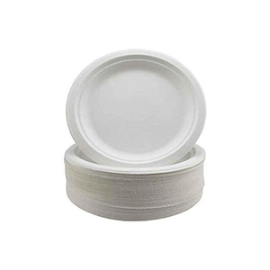 2025 platos redondos desechables de caña de azúcar biodegradables de primera calidad para exportación desde INDIA (todos los tamaños disponibles) - Product Image 1