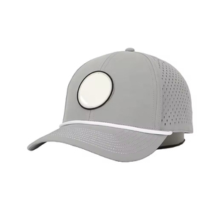 Venta al por mayor Gorra de béisbol de 6 paneles Sombreros de algodón en blanco negro Gorra de béisbol - Product Image 6