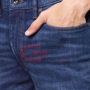 Pantalon en jean sur mesure coupe ajustée pantalon en jean pour hommes avec nouvelle arrivée pantalon en jean grande taille pour hommes - Product Image 5