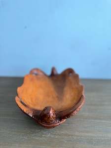 Bol à fruits en bois de sheesham indien sculpté à la main en forme de tortue, fait à la main - Product Image 2