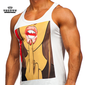 Chaleco de Hombre de Alta Calidad 100% Algodón, Camiseta sin Mangas Informal Popular, de Secado Rápido, Transpirable, Tejida, con Logotipo Personalizado, Venta al Por Mayor - Product Image 5