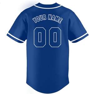 Maillot de baseball sublimé personnalisé de style vintage vêtements de sport en maille de polyester respirant pour les sports d'équipe - Product Image 2