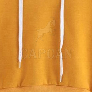 เสื้อฮู้ดถักผ้าฝ้าย 100% แขนยาว สีสันตามสั่ง พร้อมโลโก้ด้านหน้า รุ่นขายดีสำหรับผู้หญิงจาก Capcon Sport - Product Image 6