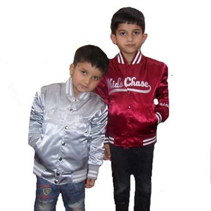 Sweat-shirt de sport scolaire Vestes de baseball pour enfants Veste universitaire pour enfants garçon avec logo brodé personnalisé - Product Image 5