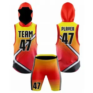 Em preço razoável logotipo personalizado impressão uniforme esportivo 7on7 da mais alta qualidade por Elegant Sports