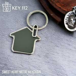 Porte-clés en acier inoxydable rotatif personnalisé, promotion, cadeau en métal, porte-clés en acier inoxydable, pendentif - Product Image 5