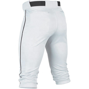 Short de softball en microfibre design personnalisé pantalon de baseball gris respirant avec impression offset logo bonne vente short de baseball - Product Image 6