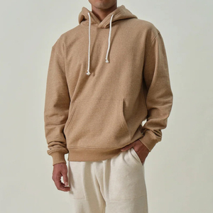 Sudadera con capucha de lana de algodón orgánico personalizada para hombre, ropa de calle de invierno sostenible con impresión digital, sudaderas con capucha al por mayor - Product Image 6