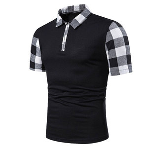 Polo de Golf de manga corta de alta calidad para hombre, diseño personalizado, bordado, transpirable, Jersey, patrón sólido, compresión inteligente - Product Image 4
