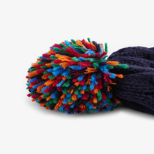 Winter Fashion Digital Printing Customizable <b>Beanie</b> <b>Pom</b> <b>Pom</b> Hats Soft Warm Knitted Unisex Outdoor Casual Headwear - Product Image 3