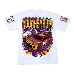 T-shirt homme personnalisé en coton épais 240 g/m², coupe oversize, impression DTG, coupe carrée, épaules tombantes, style court - Product Image 3