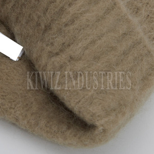 Gorro de invierno de buena calidad con logotipo personalizado, gorros de gorro con tasa de venta completa, gorros de mohair cómodos 2024 - Product Image 4