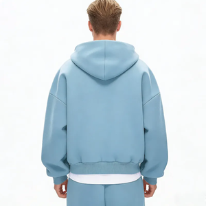 Sudadera con Capucha de Algodón 100% para Hombre, de Alta Calidad, Gruesa, Transpirable, de Secado Rápido, Ajuste Regular, para Invierno, Venta al por Mayor - Product Image 2