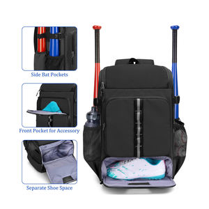 กระเป๋าไม้เบสบอลใหม่ล่าสุดกระเป๋าเป้สะพายหลังไม้ซอฟต์บอลสำหรับทีมออกแบบโลโก้ได้ตามต้องการ - Product Image 3