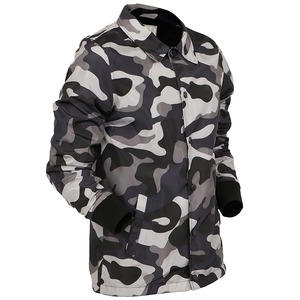 เสื้อกันลมสำหรับผู้ชายเสื้อโค้ชกันน้ำสีดำ - Product Image 6