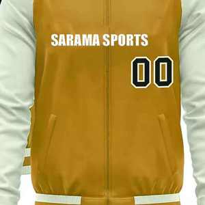 Chaquetas Bomber de Béisbol Varsity Personalizadas de Moda, Chaqueta Deportiva Informal para Exteriores para Hombre - Product Image 3