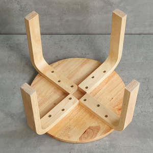 Modern Children's <b>Chair</b> 30x30x26cm GTE008 Rubber Wood <b>Plastic</b> Design Safety for Kindergarten School Home <b>Dining</b> Living Room - Product Image 6