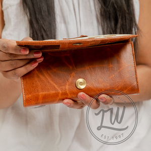 LW Trending Fashion 2024 nuevo estilo cuero de piel auténtica hecho a mano Sling Bag bolso de mujer verano primavera otoño estaciones - Product Image 3