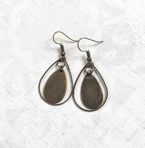 Pendientes Colgantes de Latón Chapado en Oro Estilo Vintage de Lujo al por Mayor, Joyería de Boda de Moda, Alta Calidad, Logotipo Personalizado HA - Product Image 6