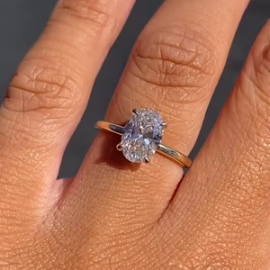 Diamants CVD ovales brillants de couleur D certifiés IGI Aniva OC07 pour bijoux fins - Product Image 4