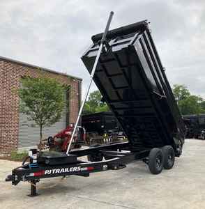 Remolque Volquete Motorizado de Alto Estándar 716 14K, el Más Vendido 2026, con Suelo de Calibre 7, Elevador Telescópico, Rampas para Puertas de Granero y Lona de Alta Resistencia - Product Image 2