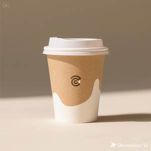 Logo écologique personnalisé gobelet en papier avec couvercle 8 oz 50 paquets jetables et élégants - Product Image 6