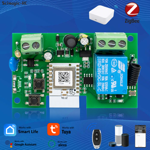 Zigbee WiFi Smart Relay Switch 85-250V 1CH met 433MHz RF-afstandsbediening Tuya Smart Life, Alexa, Google Home voor verlichtingsautomatisering - Product Image 1